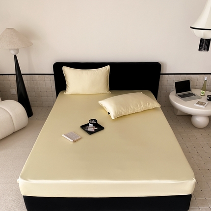 91家纺网 家纺一手货源 找家纺 （总）2024新款60支LF级兰精天丝纯色床笠