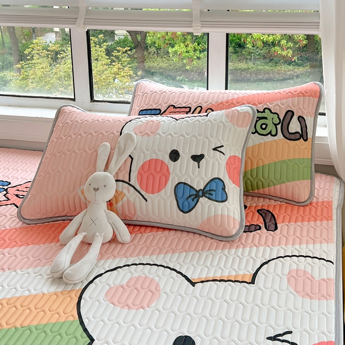 91家纺网 家纺一手货源 找家纺 凡客家居 2024新款大版0.4凉感丝乳胶凉席 欢乐颂