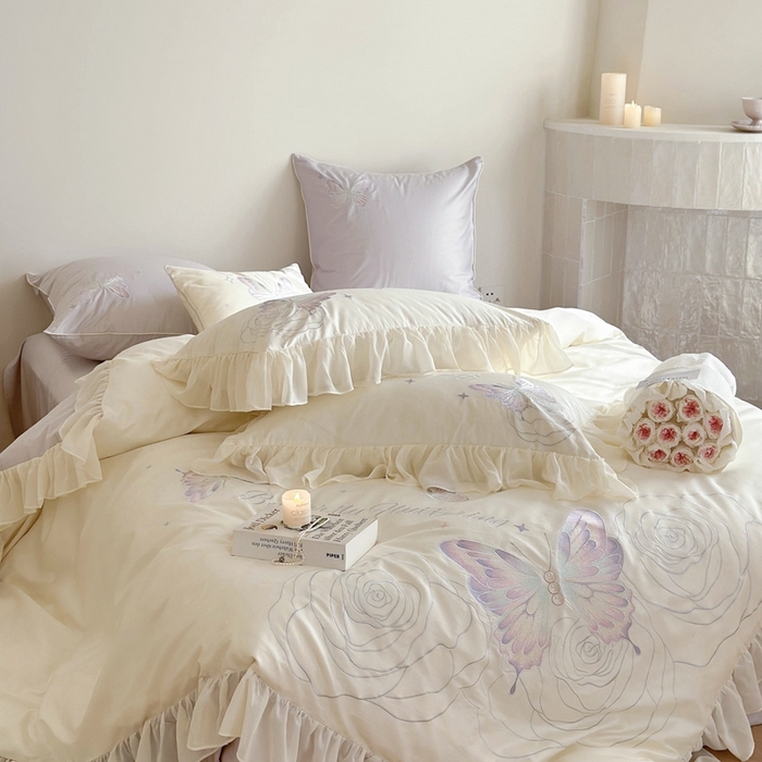 91家纺网 家纺一手货源 找家纺 （总）MIU缪家居2024新款100支全棉四件套-梦月精灵