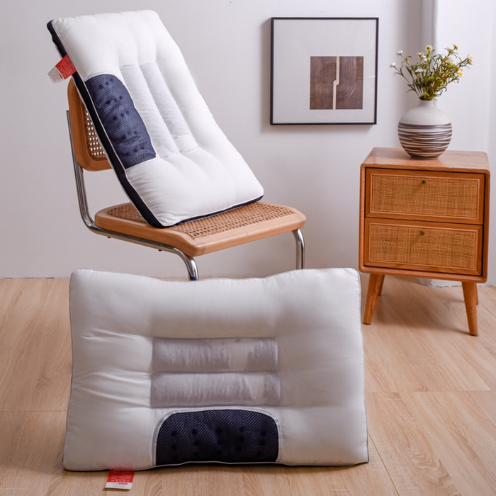 91家纺网 家纺一手货源 找家纺 芯元素 2024新款磁石荞麦保健枕 双边磁石荞麦-白