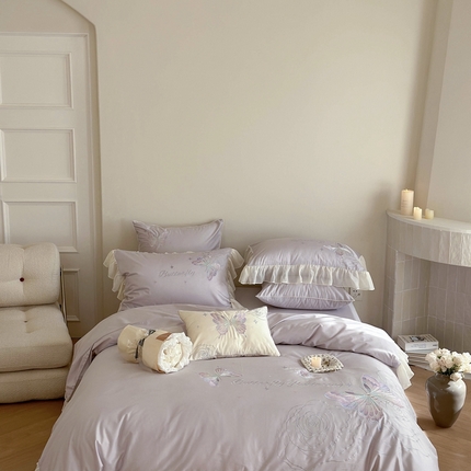 91家纺网 家纺一手货源 找家纺 （总）MIU缪家居2024新款100支全棉四件套-梦月精灵