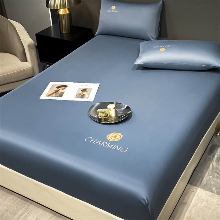 91家纺网 家纺一手货源 找家纺 （总）古吉梦 2024新款水洗真丝冰丝床笠