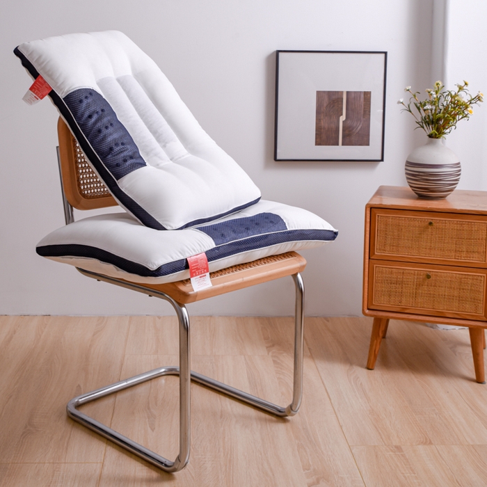 91家纺网 家纺一手货源 找家纺 芯元素 2024新款磁石荞麦保健枕 双边磁石荞麦-白