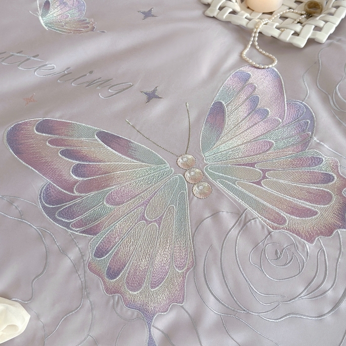 91家纺网 家纺一手货源 找家纺 MIU缪家居2024新款100支全棉四件套-梦月精灵 梦幻紫