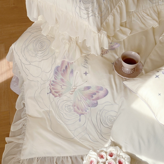 91家纺网 家纺一手货源 找家纺 （总）MIU缪家居2024新款100支全棉四件套-梦月精灵