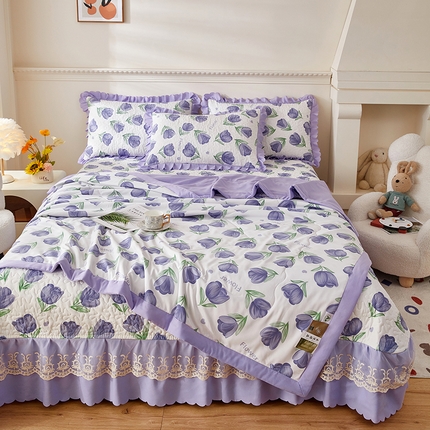 91家纺网 家纺一手货源 找家纺 （总）美之润家纺 2026新款床盖款夏被四件套