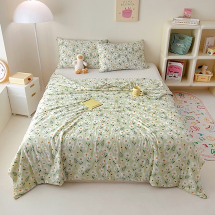 木堇家居 2024新款A类凉感丝凉感冰淇淋大豆夏被 凉感丝--小雏菊