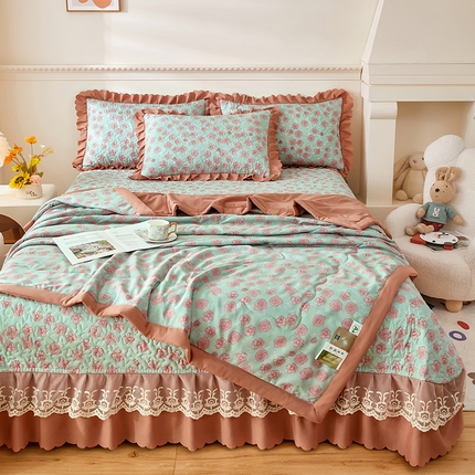 91家纺网 家纺一手货源 找家纺 （总）美之润家纺 2026新款床盖款夏被四件套