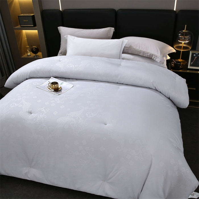 91家纺网 家纺一手货源 找家纺 （总）恒鑫家纺 2025新款全棉提花蚕丝被