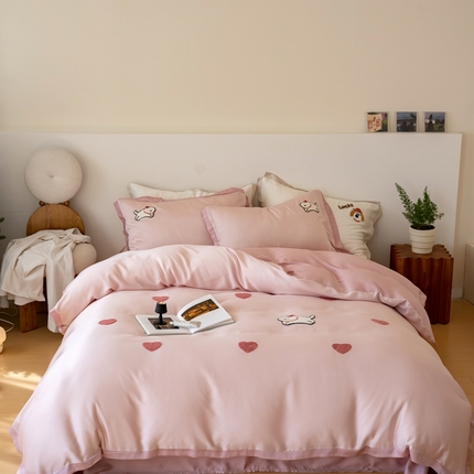 FORTWO家纺原创设计（FOR TWO家纺） 2024新款天丝系列四件套 初恋