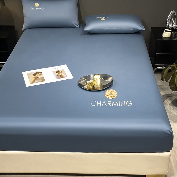 91家纺网 家纺一手货源 找家纺 （总）古吉梦 2024新款水洗真丝冰丝床笠