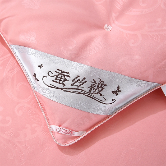 91家纺网 家纺一手货源 找家纺 恒鑫家纺 2025新款全棉提花蚕丝被 柔情玉