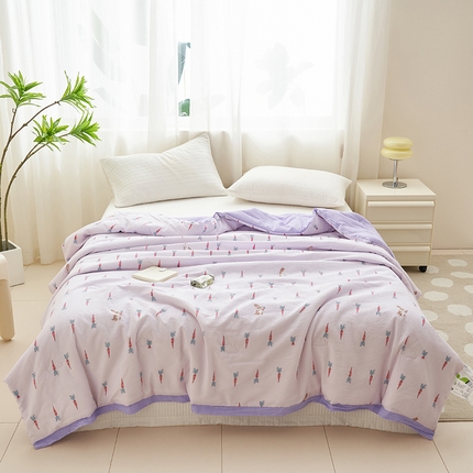 91家纺网 家纺一手货源 找家纺 （总）鑫琪莱家纺 2025新款A类云感泡芙夏被