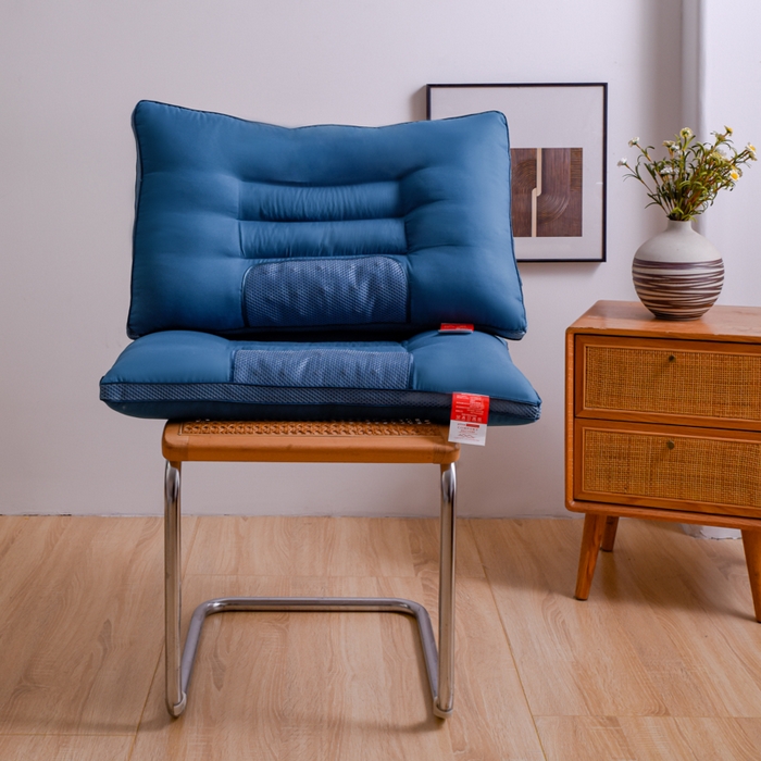 91家纺网 家纺一手货源 找家纺 芯元素 2024新款磁石荞麦保健枕 双边磁石荞麦-蓝