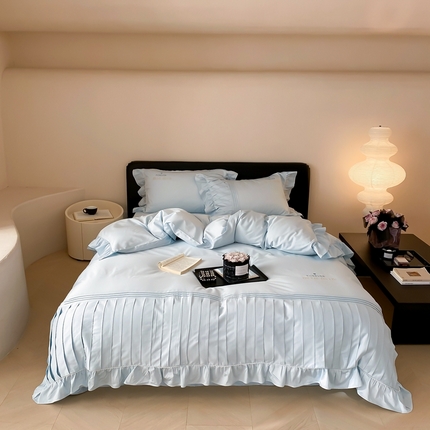 91家纺网 家纺一手货源 找家纺 （总）MIU缪家居2024新款100支全棉四件套-缪缪系列