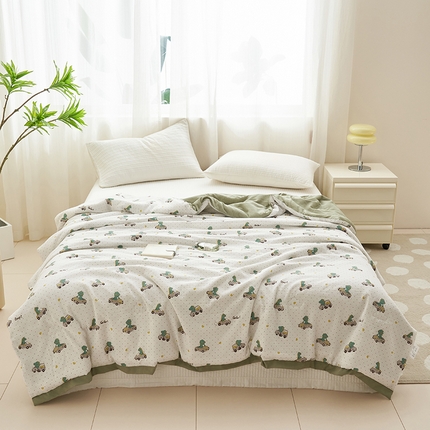 91家纺网 家纺一手货源 找家纺 （总）鑫琪莱家纺 2025新款A类云感泡芙夏被