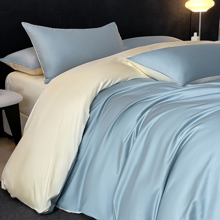 91家纺网 家纺一手货源 找家纺 （总）DC 2024新款100支匹马棉四件套-奥罗拉系列