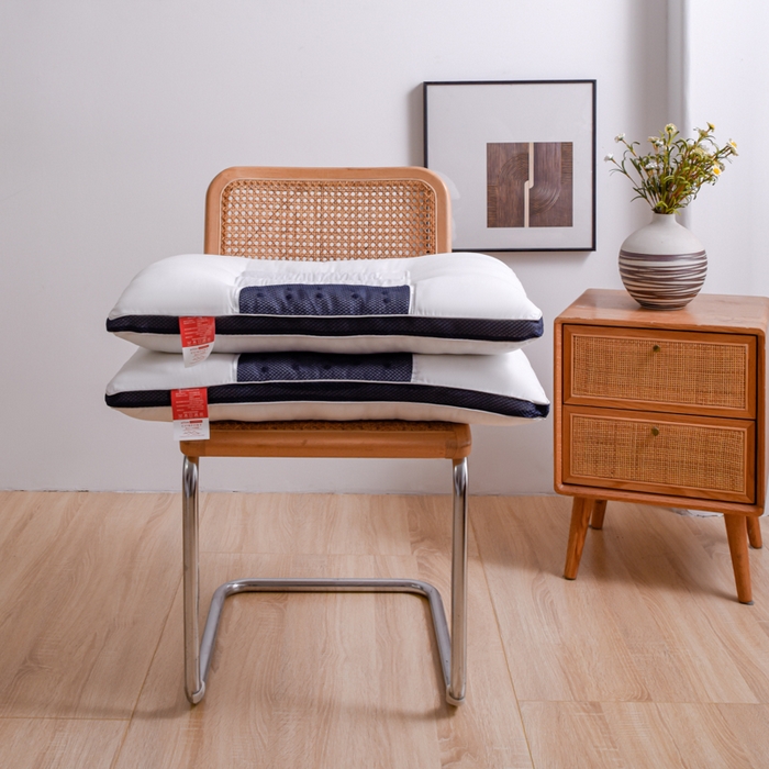 91家纺网 家纺一手货源 找家纺 芯元素 2024新款磁石荞麦保健枕 双边磁石荞麦-白