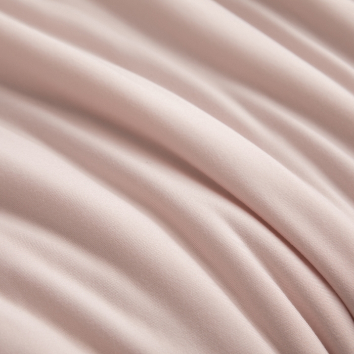 91家纺网 家纺一手货源 找家纺 吾诺家居 2024新款针织棉双拼色大豆夏被 浅粉-岩灰