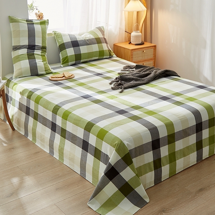 91家纺网 家纺一手货源 找家纺 暖阳 2025新款全棉水洗棉单床单 初见