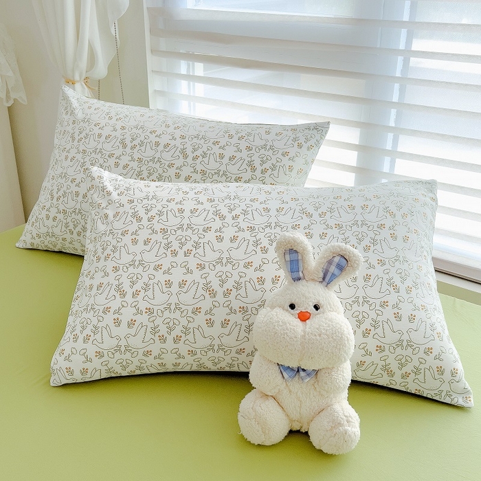 91家纺网 家纺一手货源 找家纺 （总）梵克保罗 2024新款棉麻夏被五件套含抱枕套