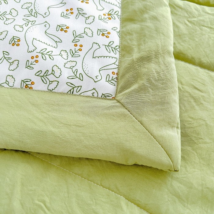 91家纺网 家纺一手货源 找家纺 （总）梵克保罗 2024新款棉麻夏被五件套含抱枕套