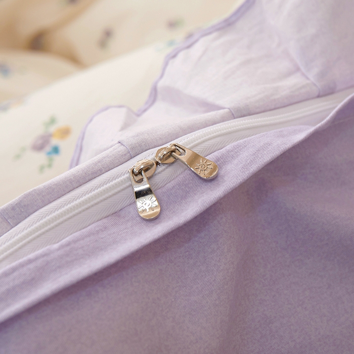 91家纺网 家纺一手货源 找家纺 一米阳光 2024新款2月全棉花边款四件套 序曲