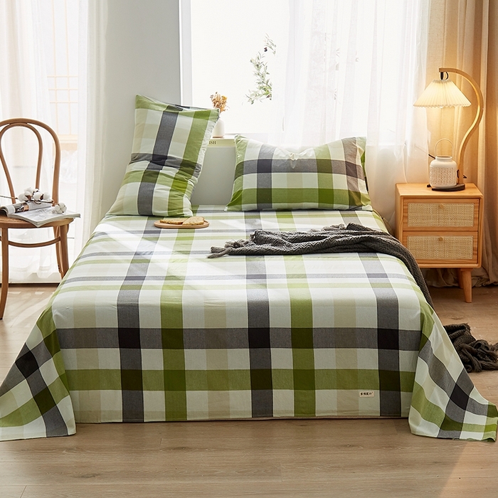 91家纺网 家纺一手货源 找家纺 暖阳 2025新款全棉水洗棉单床单 初见