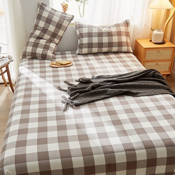 91家纺网 家纺一手货源 找家纺 暖阳 2025新款全棉水洗棉单床单 福山