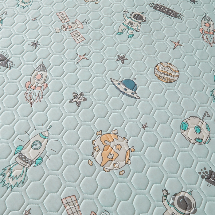 91家纺网 家纺一手货源 找家纺 （总）小萌虎 2024新款凉感冰丝印花床单款胶质凉席