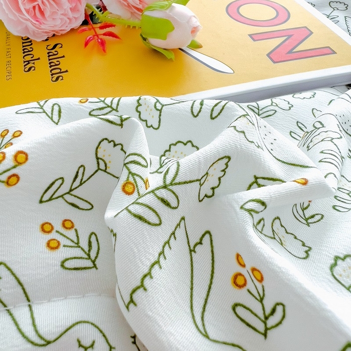 91家纺网 家纺一手货源 找家纺 梵克保罗 2024新款棉麻夏被五件套含抱枕套 爱情鸟