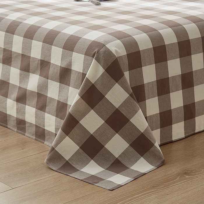 91家纺网 家纺一手货源 找家纺 暖阳 2025新款全棉水洗棉单床单 福山