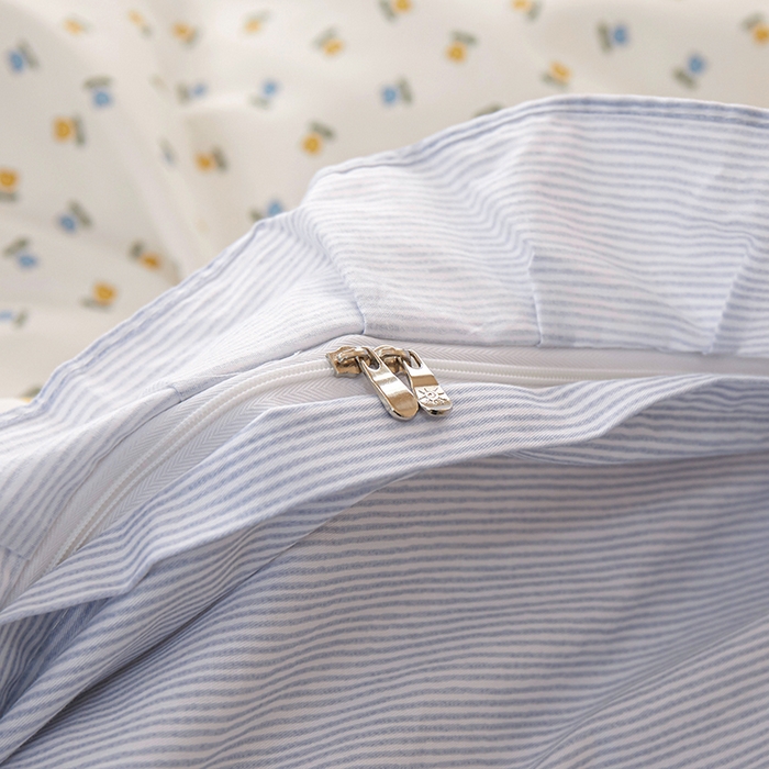 91家纺网 家纺一手货源 找家纺 一米阳光 2024新款2月全棉花边款四件套 悠草