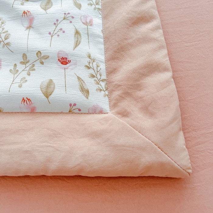 91家纺网 家纺一手货源 找家纺 梵克保罗 2024新款棉麻夏被五件套含抱枕套 恋语