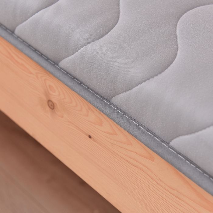 91家纺网 家纺一手货源 找家纺 亿丁点床垫 2024新款A类牛奶丝护脊乳胶床垫 单边牛奶丝乳胶灰