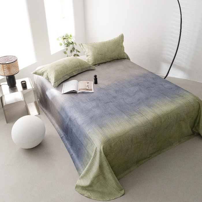 91家纺网 家纺一手货源 找家纺 舒慕家纺 2025新款天丝竹纤维竹语天丝凉席数码印花软凉席床单床笠 秘境