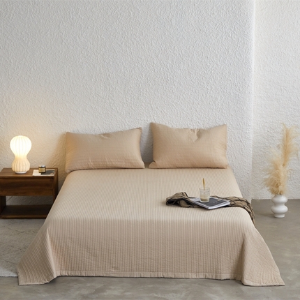 91家纺网 家纺一手货源 找家纺 （总）漫调 2025新款纯色经典40S全棉水洗韩国夏被床盖