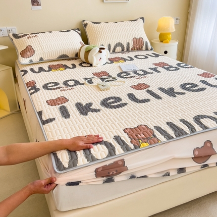 91家纺网 家纺一手货源 找家纺 （总）希廷顿 2024新款乳胶凉席床笠款