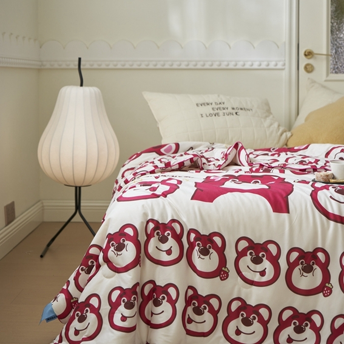91家纺网 家纺一手货源 找家纺 米菲 A类生态锦棉牛奶针织棉大豆夏被（四季款） 迪士尼-表情包