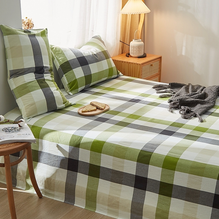 91家纺网 家纺一手货源 找家纺 暖阳 2025新款全棉水洗棉单床单 初见