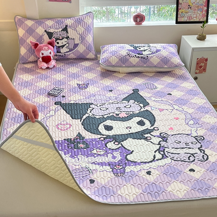 91家纺网 家纺一手货源 找家纺 （总）金爱家 2024新款乳胶凉席-库洛米系列