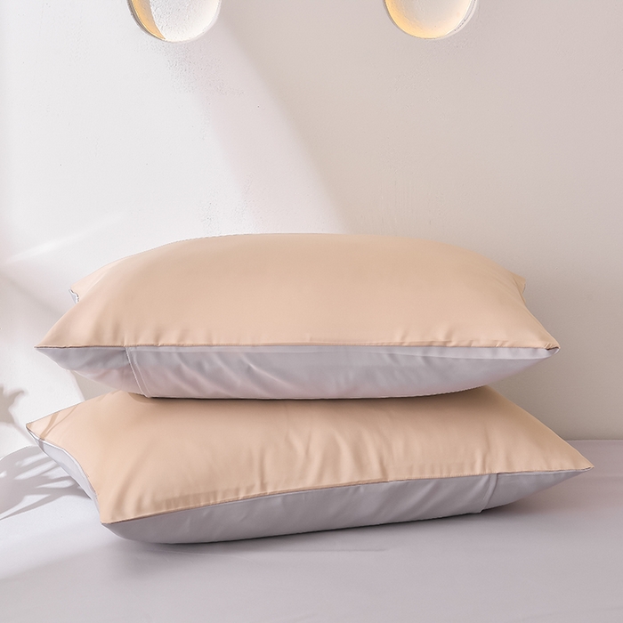 91家纺网 家纺一手货源 找家纺 简爱家纺 2025新款水洗真丝四件套 奶茶咖+雅致灰