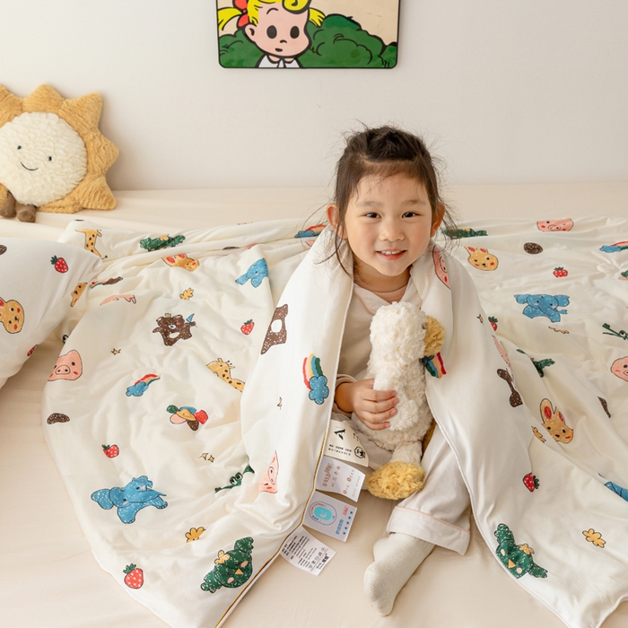 91家纺网 家纺一手货源 找家纺 （总）寐眠 寐眠 2024新款针织棉大豆夏被【儿童图】