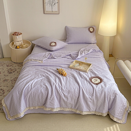 91家纺网 家纺一手货源 找家纺 （总）家维家纺  2025新款泡泡棉夏款四件套