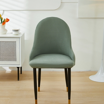 共鸣沙发套 2024新款玉米绒系列椅套（扶手款弧形椅套） 玉米绒-墨绿