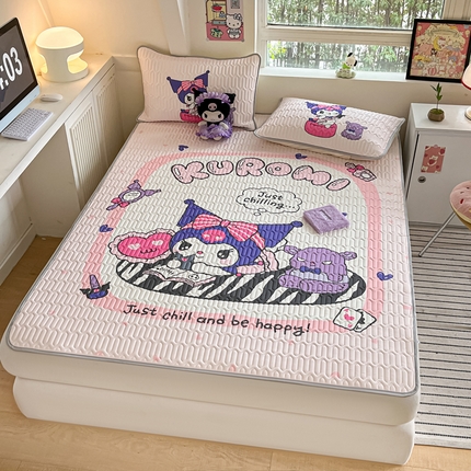 91家纺网 家纺一手货源 找家纺 （总）金爱家 2024新款乳胶凉席-库洛米系列