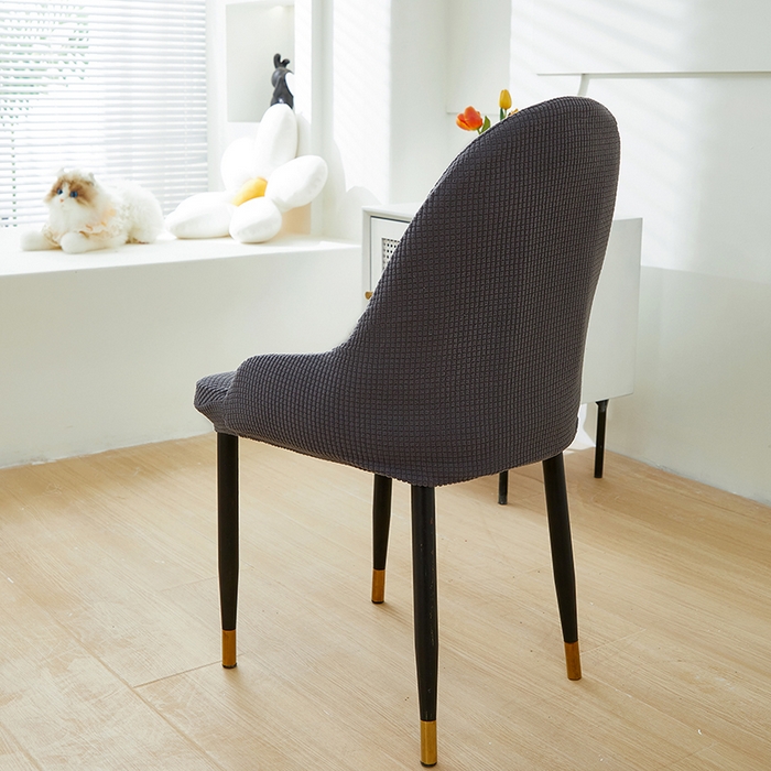 91家纺网 家纺一手货源 找家纺 共鸣沙发套 2024新款玉米绒系列椅套（扶手款弧形椅套） 玉米绒-深灰