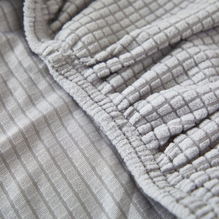 91家纺网 家纺一手货源 找家纺 共鸣沙发套 2024新款玉米绒系列椅套（扶手款弧形椅套） 玉米绒-浅灰