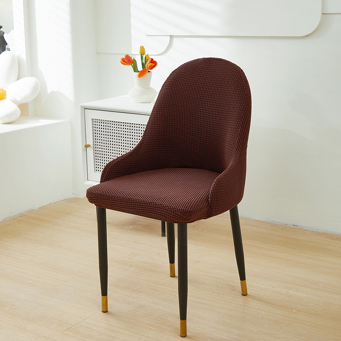 91家纺网 家纺一手货源 找家纺 共鸣沙发套 2024新款玉米绒系列椅套（扶手款弧形椅套） 玉米绒-深咖