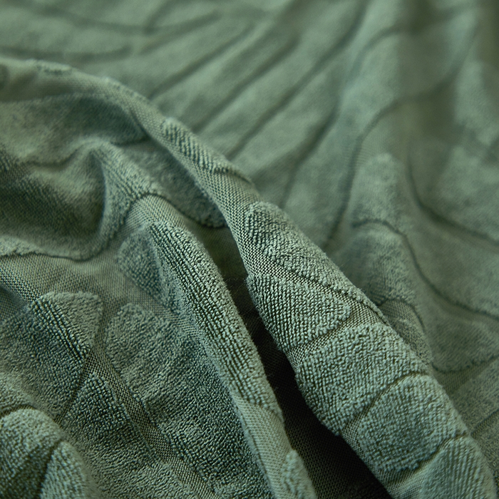 91家纺网 家纺一手货源 找家纺 共鸣沙发套 2024新款臻品提花系列椅套（扶手款弧形椅套） 织叶-松绿